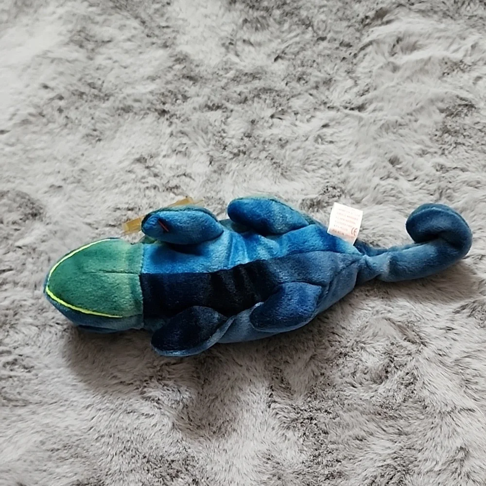 NWT Ty Original Beanie Babies Rainbow the Chameleon‎